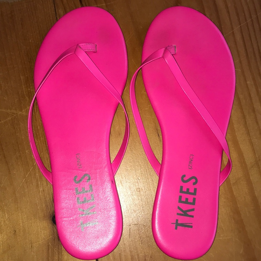 Hot Pink Flip Flops